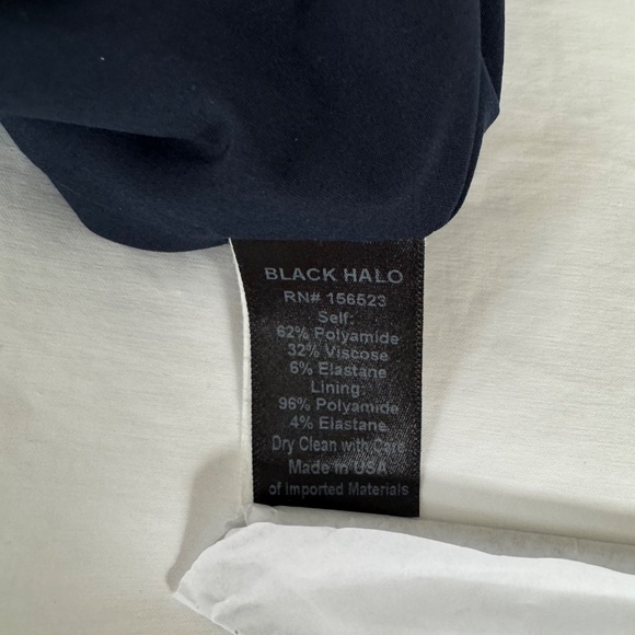 Black Halo Blue 2-Piece Pantsuit - Picture 7 of 9